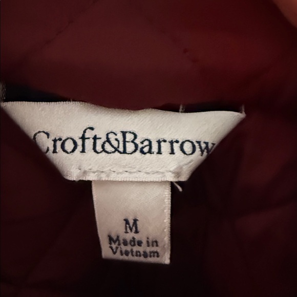 Croft & Barrow Women's Quilted Puffer Jacket - Deep Red - Picture 4 of 4